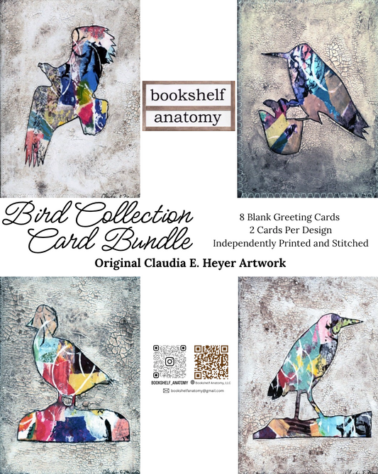 Blank Greeting Card Bundle, Bird Collection