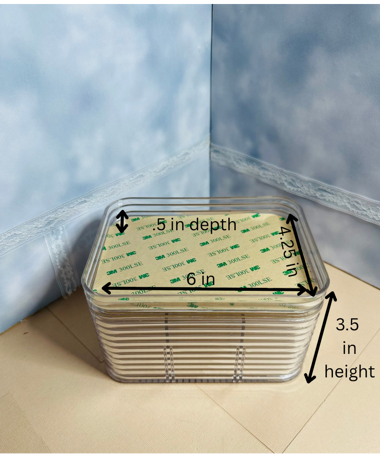 Self Finishing Acrylic Accessory Box