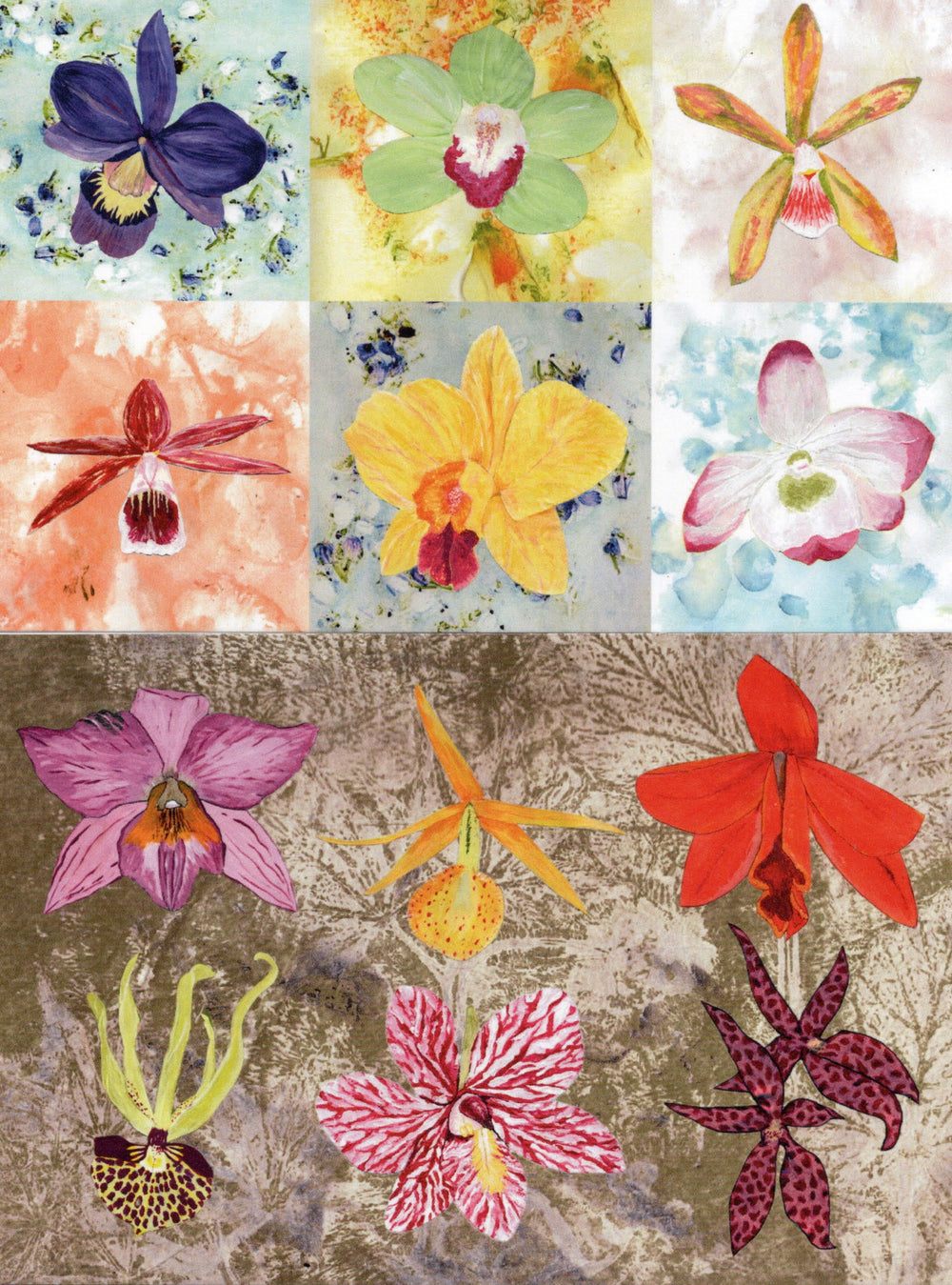 Orchid Stationery Card Set